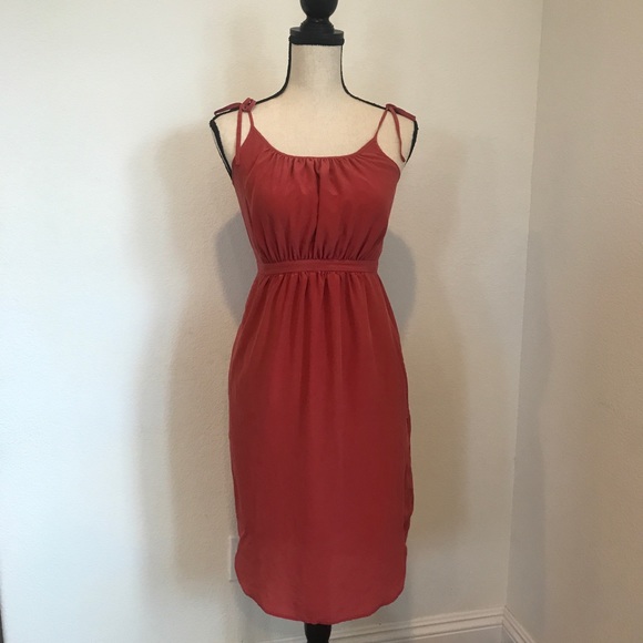 Madewell Burnt Orange With Tie Bow Straps 0 - Picture 1 of 7